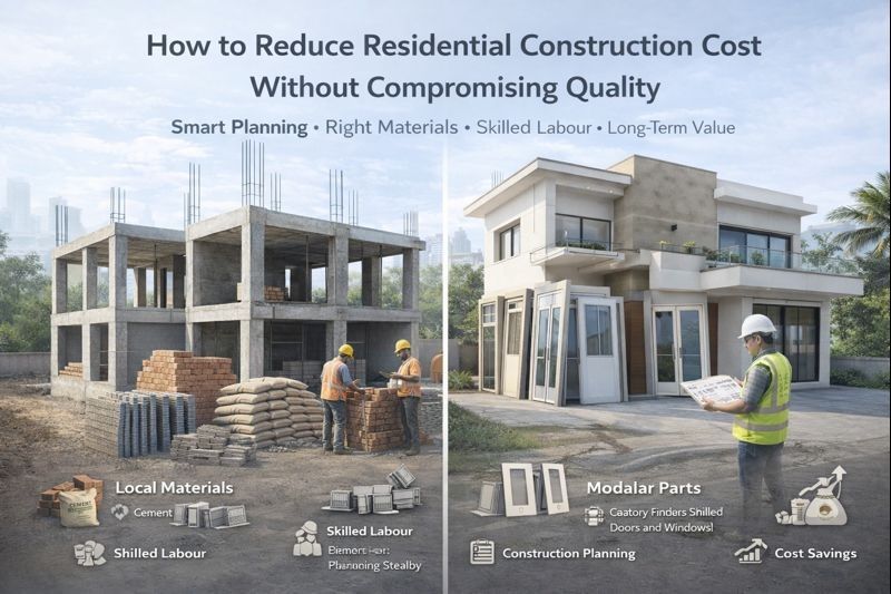 Tips to Optimise Residential Construction Cost Without Compromising Quality